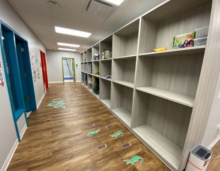 Main Hallway and Storage Cubbies in Mount Lebanon, PA